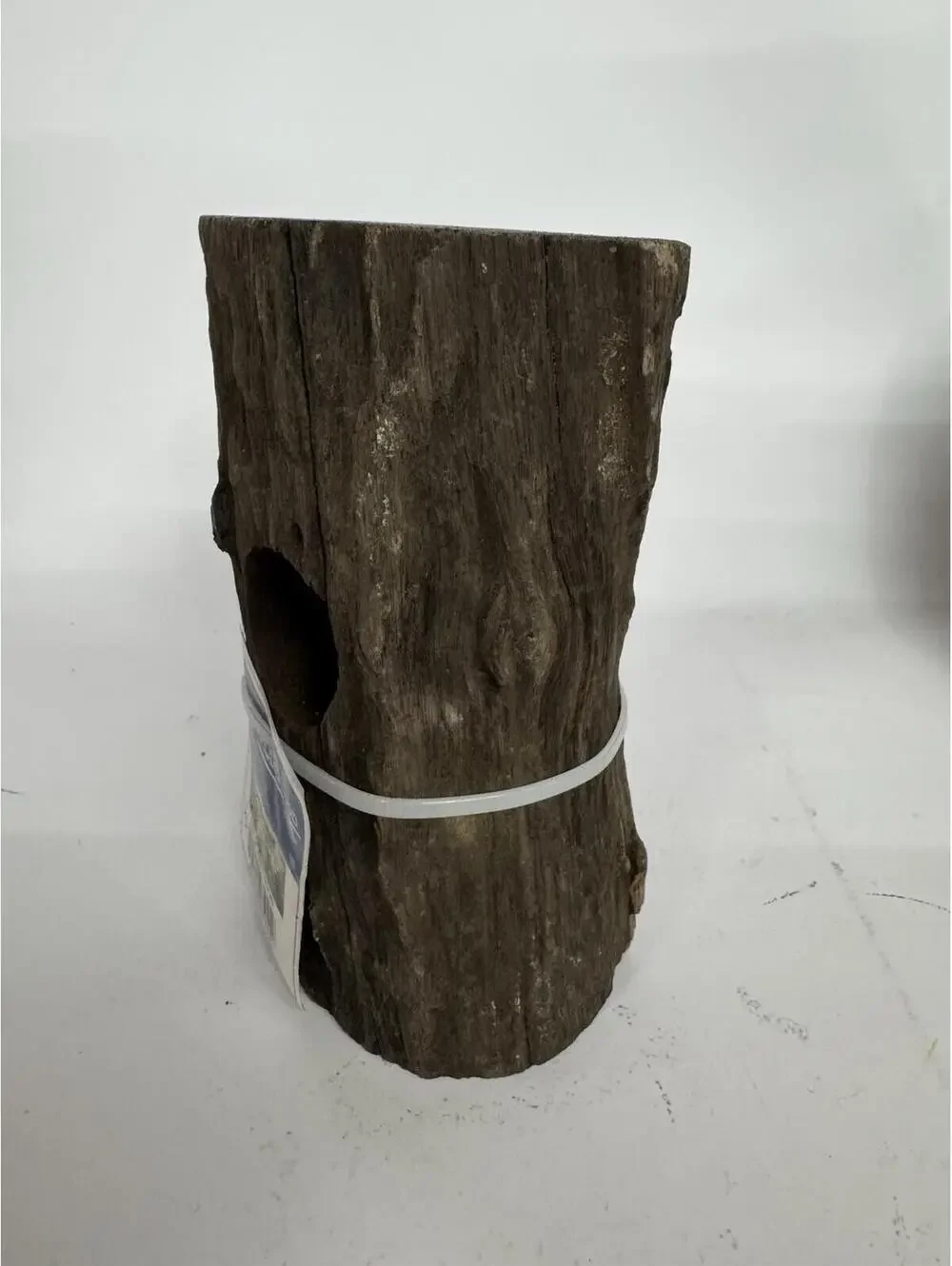 (RGB4) AquaGlobe Plantwood Aquarium Driftwood Reptile Hide Cave Log Decor 9-10in